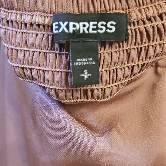 Express Pink Square Neck Sleeveless Mini Dress - Picture 2 of 6